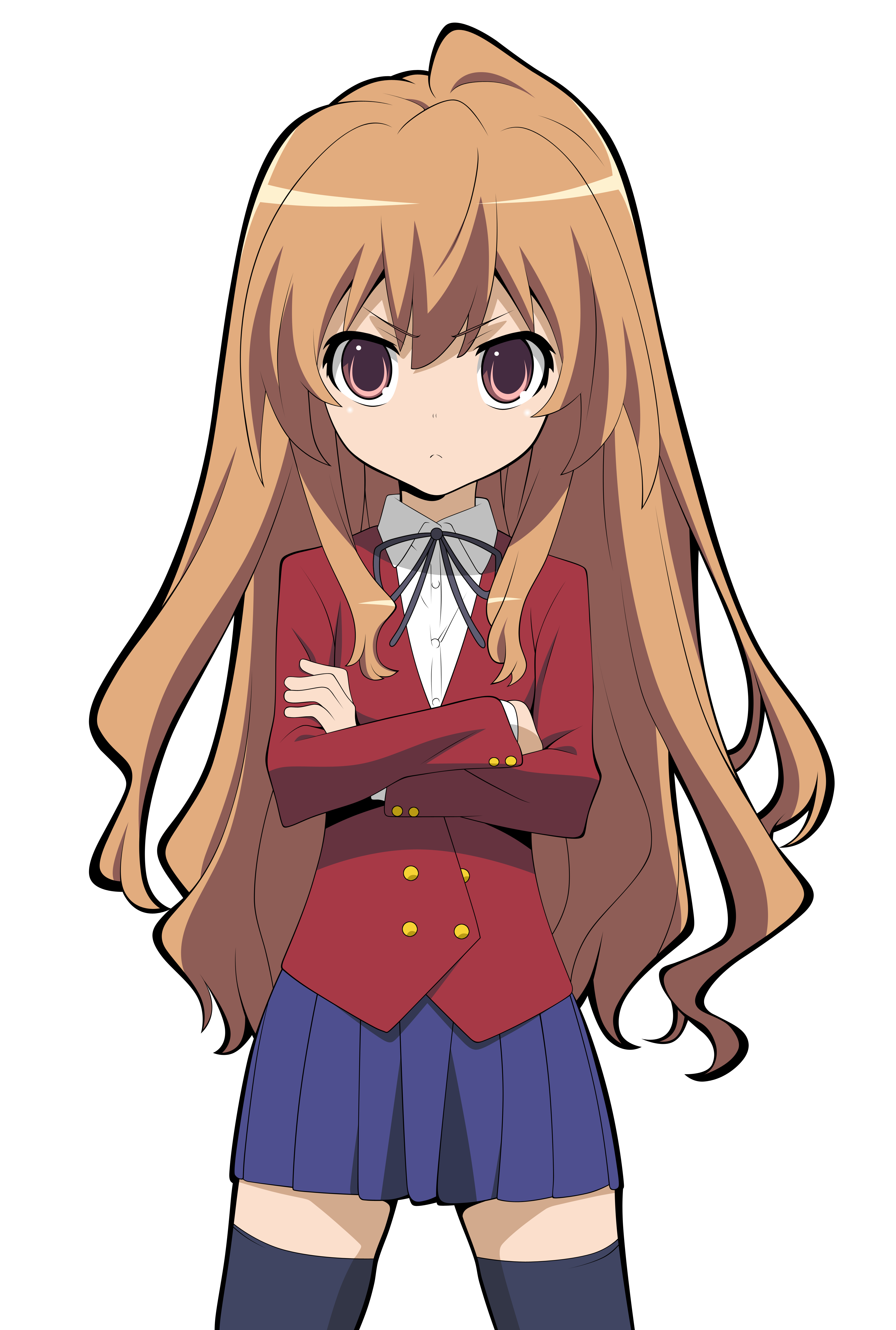 Toradora Aisaka Taiga Seifuku Vector Trace 51001 Yandere 3930